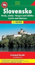Slovensko hrady a zámky automapa 1:500 000 - kolektiv autorů - Mapy Slovensko Slovensko - hrady, zámky 1:500T