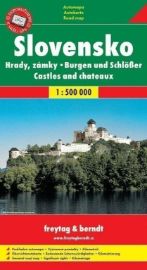 Slovensko hrady a zámky automapa 1:500 000 - kolektiv autorů - Mapy Slovensko Slovensko - hrady, zámky 1:500T