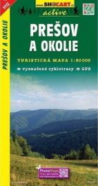 SC 1112 Prešov a okolie 1:50 000 - Města Slovenska Prešov a okolie 1:50T/1112 Turistická mapa SHOCart