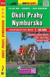 SC 111 Okolí Prahy, Nymbursko 1:60 000 - Cyklistické mapy Okolí Prahy Nymbursko 1:60T - cyklomapa