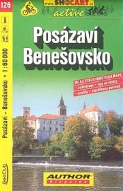 SC 126 Posázaví, Benešovsko 1:60 000 - Cyklistické mapy Posázaví - Benešovsko 1:60T - cyklomapa