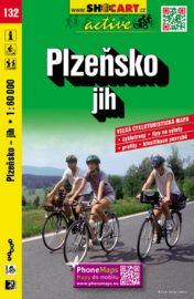 SC 132 Plzeňsko jih 1:60 000 - Cyklistické mapy Plzensko jih 1:60T - cyklomapa