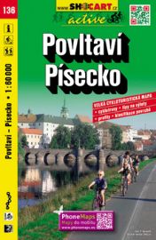 Povltaví, Písecko cmč. 136. 1:60T - cyklomapa