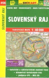 SC 474 Slovenský raj 1:40 000 - Mapy Slovensko Slovenský ráj 1:40 000/Turistická mapa SHOCart 4106