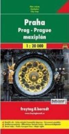 PL Praha 1:20 000 maxiplán / plán města - Mapy Prahy Praha - maxiplán