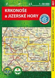 KČT 401 Krkonoše a Jizerské hory 1:40 000 - Turistické mapy České republiky KČT 401 Krkonoše a Jizerské hory 1:40 000
