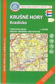 KČT 3 Krušné hory-Kraslicko 1:50 000 / Turistická mapa - Turistické mapy České republiky KČT 3 Krušné hory-Kraslicko 1:50 000 / Turistická mapa