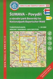 KČT 65 Šumava - Povydří a NP 1:50 000/ 10. vydání 2022 - Turistické mapy České republiky KČT 65 Šumava - Povydří a NP 1:50 000/ 10. vydání 2022