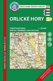 KČT 27 Orlické hory 1:50 000 Turistická mapa