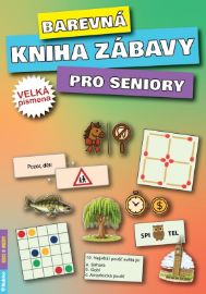 Barevná kniha zábavy pro seniory