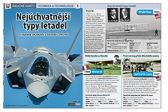 Nejúchvatnější typy letadel - Naučné karty - Přehledy, převody jednotek, taháky do školy Nejúchvatnější typy letadel - Naučné karty