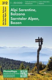 PMI 312 Sarntaler Alpen, Bozen 1:50 000 - Mapy Německo PhoneMaps 312 Wander Sarntaler Alpen, Bozen 1:50 000 / Turistická mapa