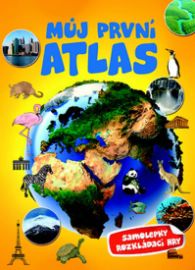 Můj první atlas - samolepky, rozkládací hry