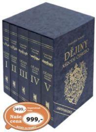Dějiny národu českého I. - V. - Exkluzivní vydání v kůži