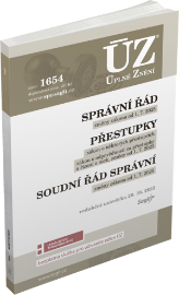 ÚZ č. 1654 - Správní řád, Soudní řád správní, Přestupky - Společenské vědy ÚZ 1654 Správní řád, Přestupky