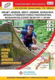 VIA CZECHIA Severní stezka Jeseníky - Beskydy 1:25000