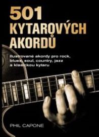 501 kytarových akordů - ilustrované akordy pro rock, blues, soul, country, jazz a klasicko