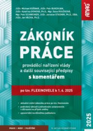 Zákoník práce, prováděcí nařízení vlády a další související předpisy s komentářem 2025