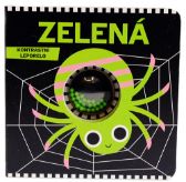 Zelená - Kontrastní leporelo - neznámý - Černobílá a kontrastní leporela Zelená - Kontrastné leporelo