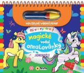 Jednorožci - Čti a vybarvuj Magické vodní omalovánky - Omalovánky jednorožců Jednorožci - Čti a vybarvuj Magické vodní omalovánky