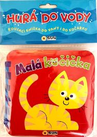Hurá do vody Malá kočička - Kousací nížka do vany i do kočárku - Knížky do vany Hurá do vody Malá kočička - Kousací nížka do vany i do kočárku