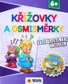Křížovky a osmisměrky - Zábavná cvičebnice 6+
