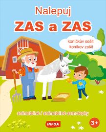 Nalepuj ZAS a ZAS - Koníčkův sešit / Koníkov zošit - snímatelné / snímatelné samolepky (CZ