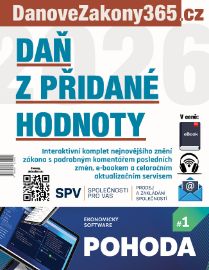 Zákon o dani z přidané hodnoty 2026 s komentářem změn