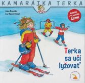 Terka sa učí lyžovať