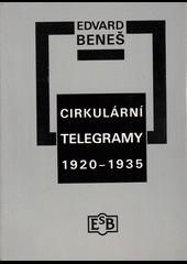 Cirkulární telegramy 1920 - 1935