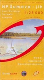 NP Šumava jih 1:25T cykloturistická mapa