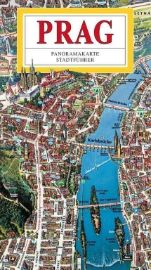Praha - mapa panoramatická (DEU)