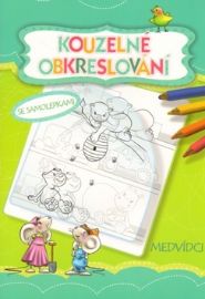 Medvídci - kouzelné obkreslování se samolepkami