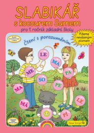 Slabikář s kocourem Samem pro 1. ročník ZŠ, Čtení s porozumění, nevázané písmo