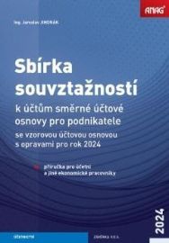 Sbírka souvztažností k účtům směrné účtové osnovy pro podnikatele se vzorovou účtovou osno