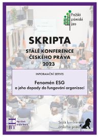 SRIPTA SKČP Fenomén ESG a jeho dopady do fungování organizací