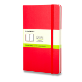 Moleskine Zápisník červený L, čistý, tvrdý