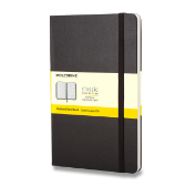 Moleskine Zápisník černý S, čtverečkovaný, tvrdý