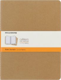 Sešity Moleskine Cahier, XL, linkované, 3 ks - karton - Linkované sešity Moleskine: Sešity 3 ks linkované karton XL
