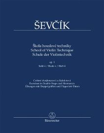 Škola houslové techniky op. 1, sešit 4, Cvičení dvojhmatová a flažoletová