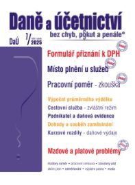 DaÚ č. 7 / 2025 - Formulář přiznání k DPH – změny