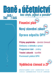 DaÚ č. 11-12 / 2026 - Finanční plán