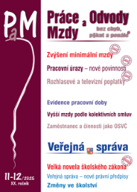 PaM č. 11-12 / 2025 - Minimální mzda od 1. ledna 2026