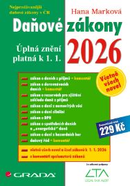 Daňové zákony 2026 - úplná znění k 1. 1. 2026