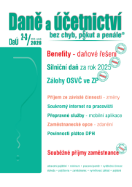DaÚ č. 2-3 / 2026 - Zaměstnanecké benefity