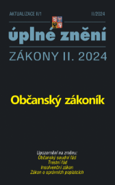 Aktualizace II/1 / 2024 - Občanský zákoník
