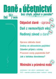 DaÚ č. 2-3 / 2025 - Odpočet daně – úprava pravidel