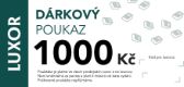 Elektronický dárkový poukaz 1000 Kč