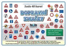 Sada 48 malých karet (A7) - dopravní značky