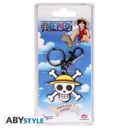 Kovová klíčenka ONE PIECE - Lebka